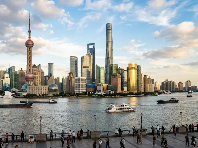 Shanghai skyline across the Huangpu River